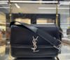 圖片 Saint Laurent 669299 YSL 中款 Solferino 小牛皮 Box 豆腐包 黑色