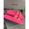 圖片 Balenciaga 巴黎世家 經典字母logo blackpink 粉 拖鞋