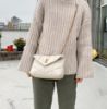 圖片 2023新季品❥ Saint Laurent YSL Puffer Mini 羊皮金鍊斜背包(620333 白色金字)