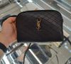 圖片 2023新季品❥Saint Lauent YSL 685574 菱格紋小羊皮 拉鏈迷你 Gaby 包 黑色 貝殼包