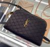 圖片 2023新季品❥Saint Lauent YSL 685574 菱格紋小羊皮 拉鏈迷你 Gaby 包 黑色 貝殼包