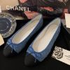 圖片 CHANEL 23P 牛仔瑪莉珍鞋
