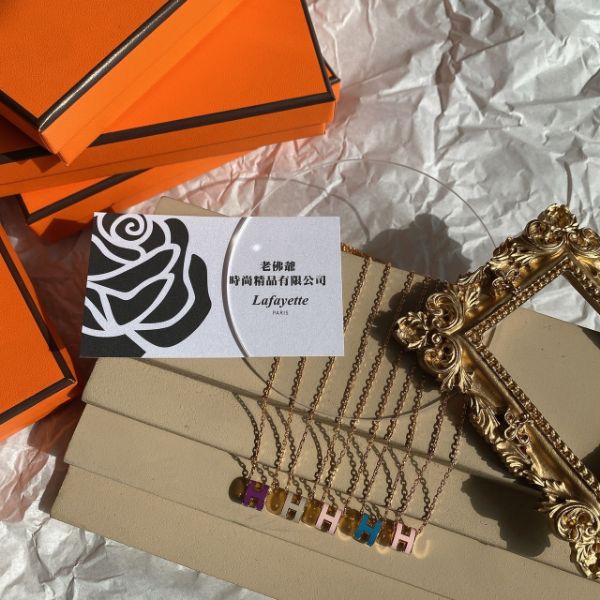 圖片 Hermès Mini Pop H Pendant 立體簍空 迷你Logo項鍊