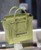 圖片 Celine 袖珍型敲打小牛皮 Nano Luggage 包 金釦 淡綠玉