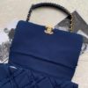 圖片 Chanel牛仔色帆布毛呢19 bag