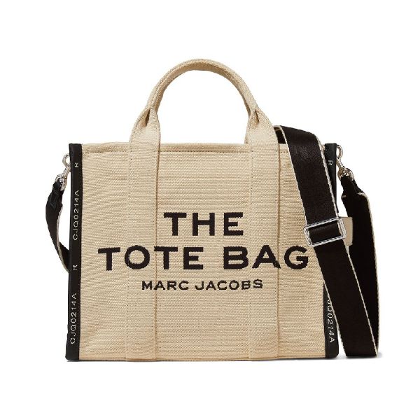 圖片 MJ MARC JACOBS帆布 Jacquard TOTE 中號手提袋/托特包 米白色  M0017027263