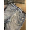 圖片 AMIRI 經典 MX1 系列 黑白破壞 彈性 窄管 牛仔褲