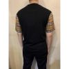 圖片 Burberry 經典 手臂格紋設計 黑色 短袖T恤上衣