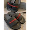 圖片 Balenciaga 巴黎世家 黑紅立體字母設計 男生 拖鞋