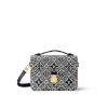 圖片 LV POCHETTE 1854 黑白老花郵差包