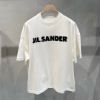圖片 Jil Sander 男款 Logo 棉質五分袖短 Tee 上衣 S/M/L/XL/XXL