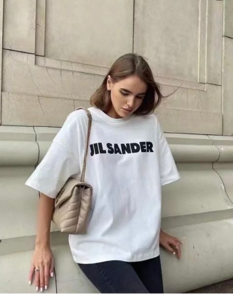 圖片 Jil Sander 男款 Logo 棉質五分袖短 Tee 上衣 S/M/L/XL/XXL-複製