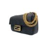 圖片 Fendi Baguette 羊皮肩背/斜背二用包(8BR793-黑)