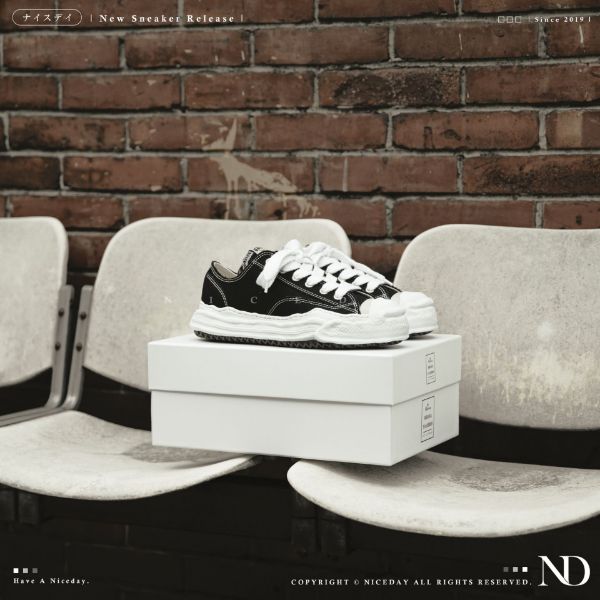 圖片 NICEDAY 代購 MAISON MIHARA YASUHIRO MMY 低筒 溶解鞋拼接 黑白 A05FW702