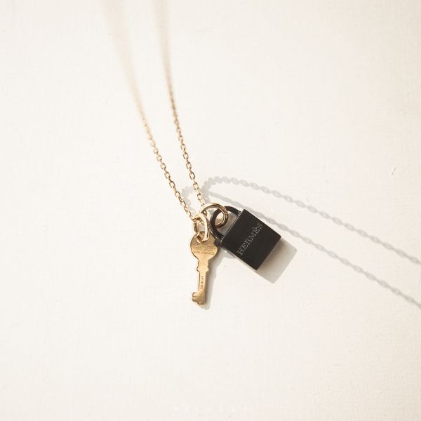 圖片 NICEDAY 精品 現貨 HERMES Amulette Padlock 項鍊