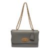圖片 Mulberry HH3297 光滑壓紋山羊皮中款 Lily 包 炭灰色