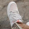 圖片 NIKE DUNK LOW "LIGHT OREWOOD BROWN" 牛仔布 外縫線 米白