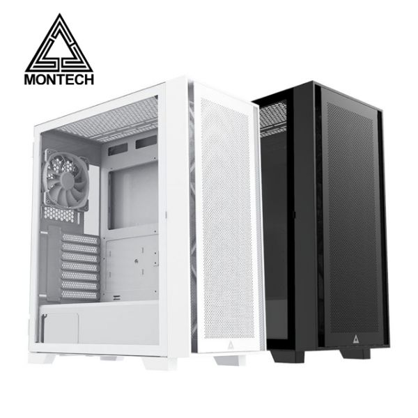 圖片 君主 MONTECH AIR 1000 LITE 電腦機殼∥電競▴獨特掀門式鋼化玻璃